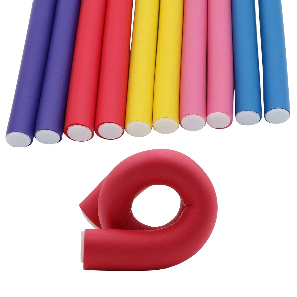 Мягкие бигуди для волос 30 шт./компл.|hair rollers plastic|bendy hair rollersflexi rods |