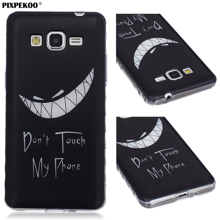PIXPEKOO for Samsung Galaxy Grand Prime G530 G530F G530H G5306W G5309W G531F Case Cute Cartoon Transparent Thin Soft Phone Cover |