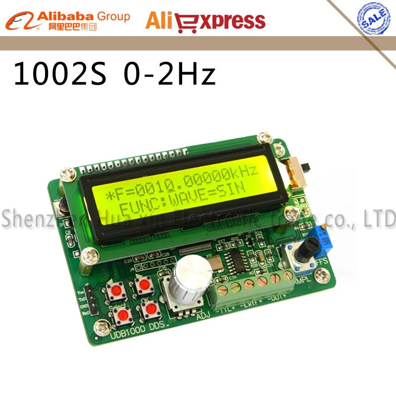 UDB1002S серии источник сигнала DDS модуль генератор сигналов 2 мГц частоты