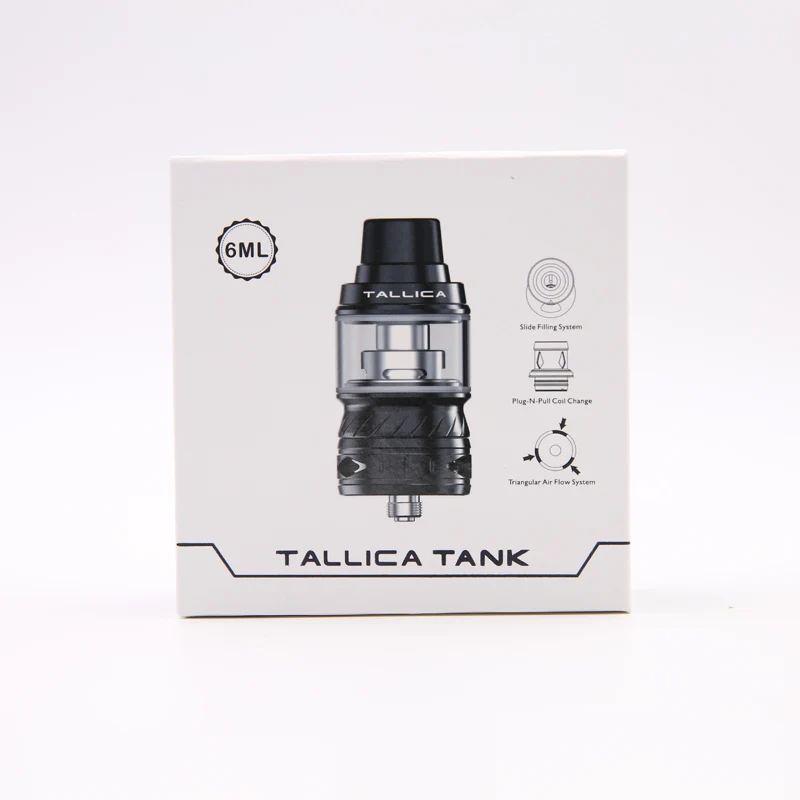 Оригинал Tesla Tallica распылитель 6 мл с TS XX катушки 0.18ohm S катушка 0.2ohm Teslacigs электронный