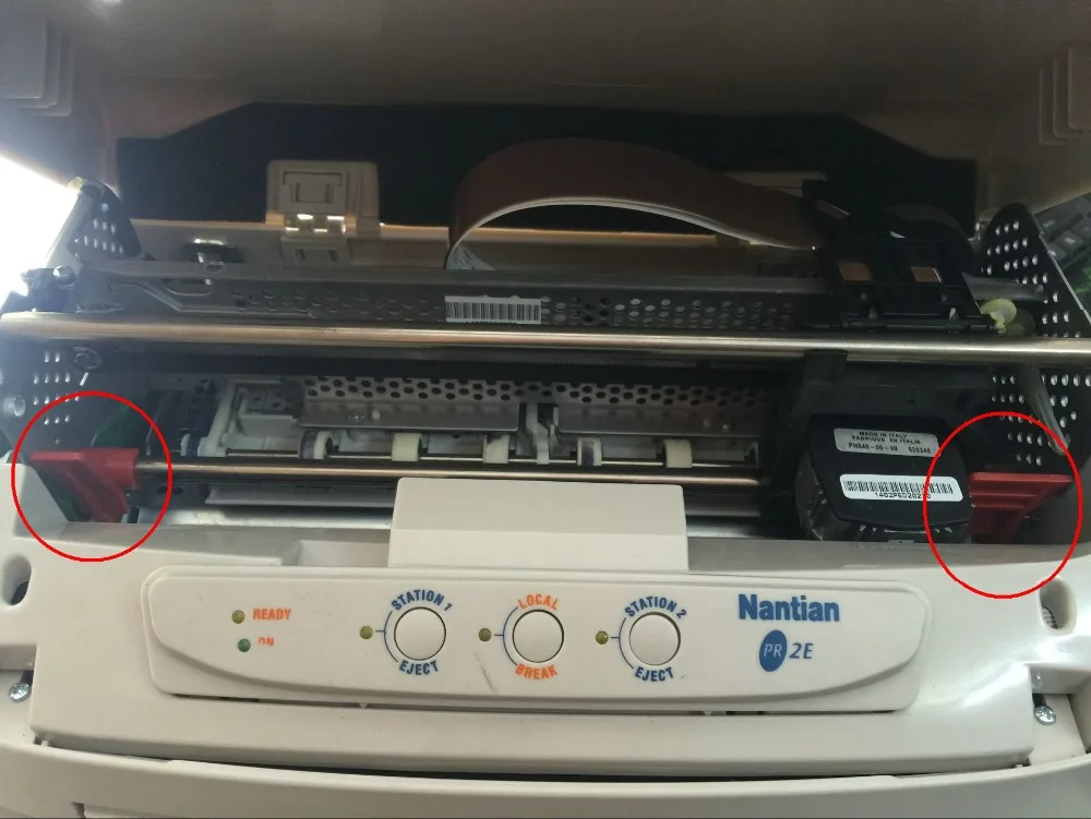 Новые совместимые красные цветные клипсы оснастка для Olivetti PR2 PR2E PR2PLUS PR-B 2