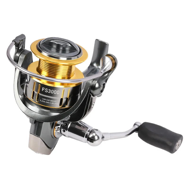 Bestackle FS3000 Spining Reel 9 + 1BB 5 2: 1 металлическая катушка из алюминия Moulinet Mouche Peche