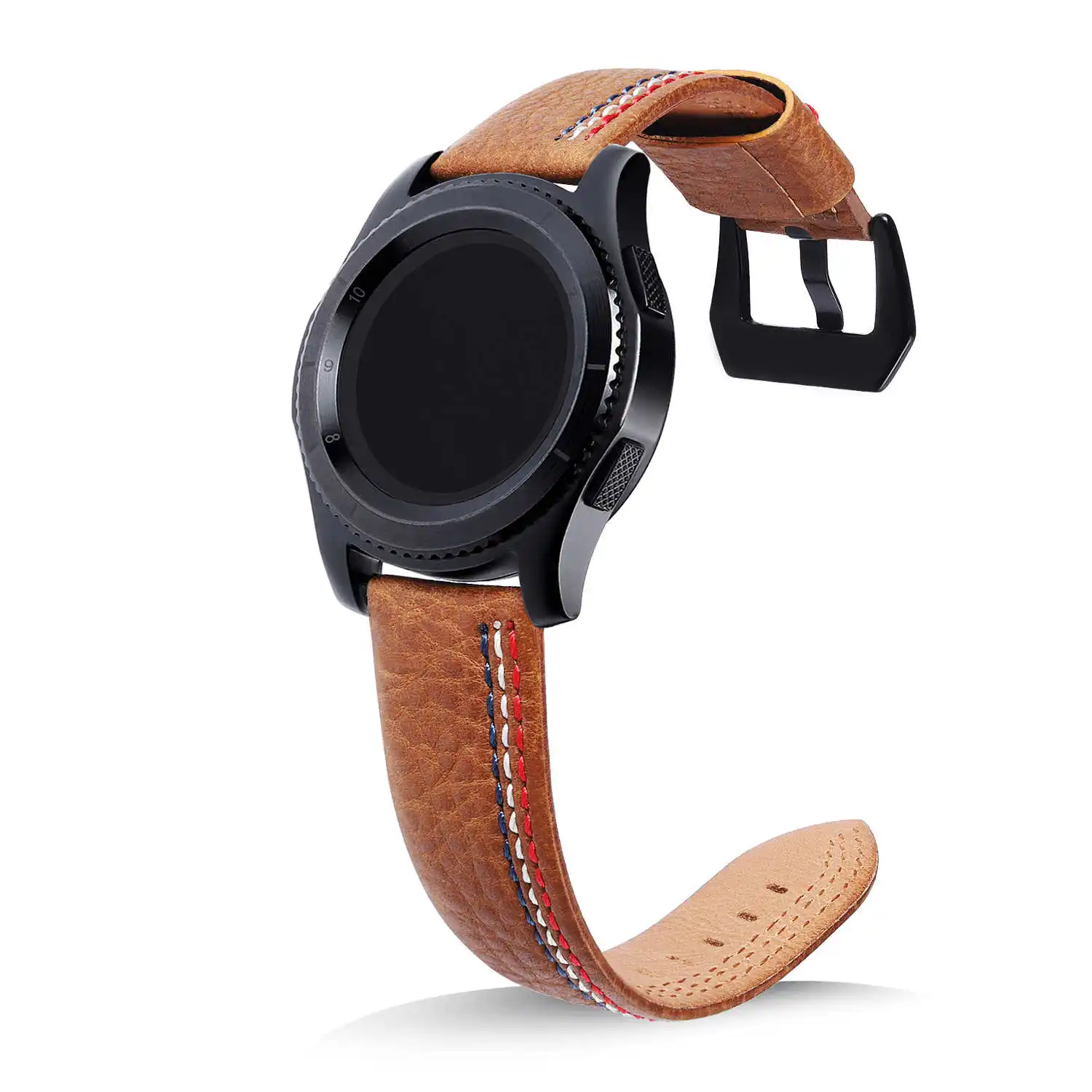 Ремешок для Samsung Gear S3 натуральная кожа 22 мм | Наручные часы