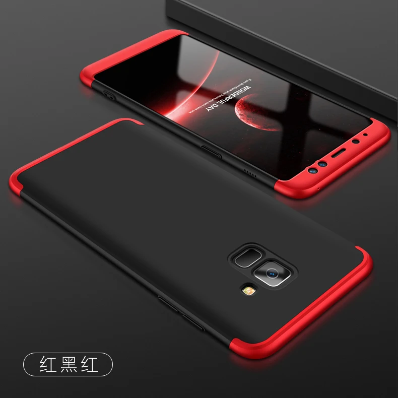 360 Cover luxury armor Case For Samsung Galaxy S9 S8 A6 A8 Plus Note 8 9 J4 J6 J8 J7 Duo 2018 hard Bumper coque protective shell |