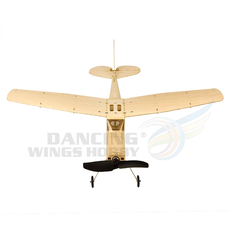 Мини летательный аппарат Cessna L 19 3CH с электроприводом RC 320 мм из дерева Balsa