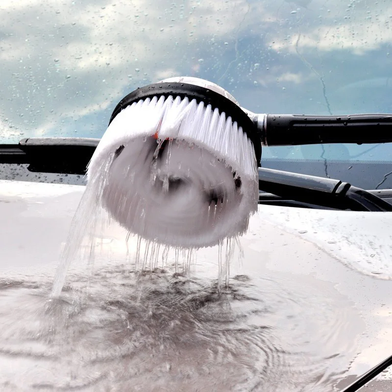 Новая Универсальная вращающаяся для мытья кистей Давление моющий шланг давления