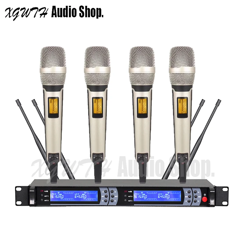 XGWTH SKM9000 истинное разнообразие UHF Беспроводная сценическая микрофонная система 4
