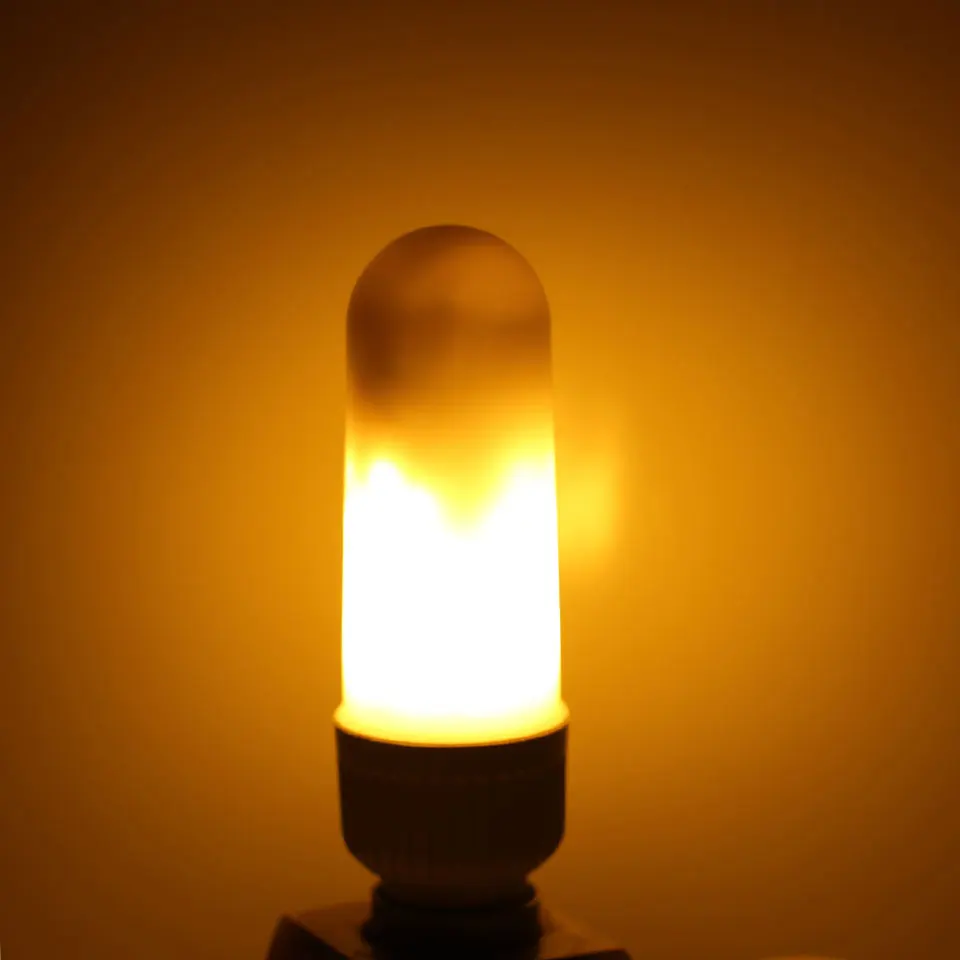 Светодиодсветодиодный лампочка E27 E26 с эффектом огня кукурузная B22 E14 E12 2835 SMD