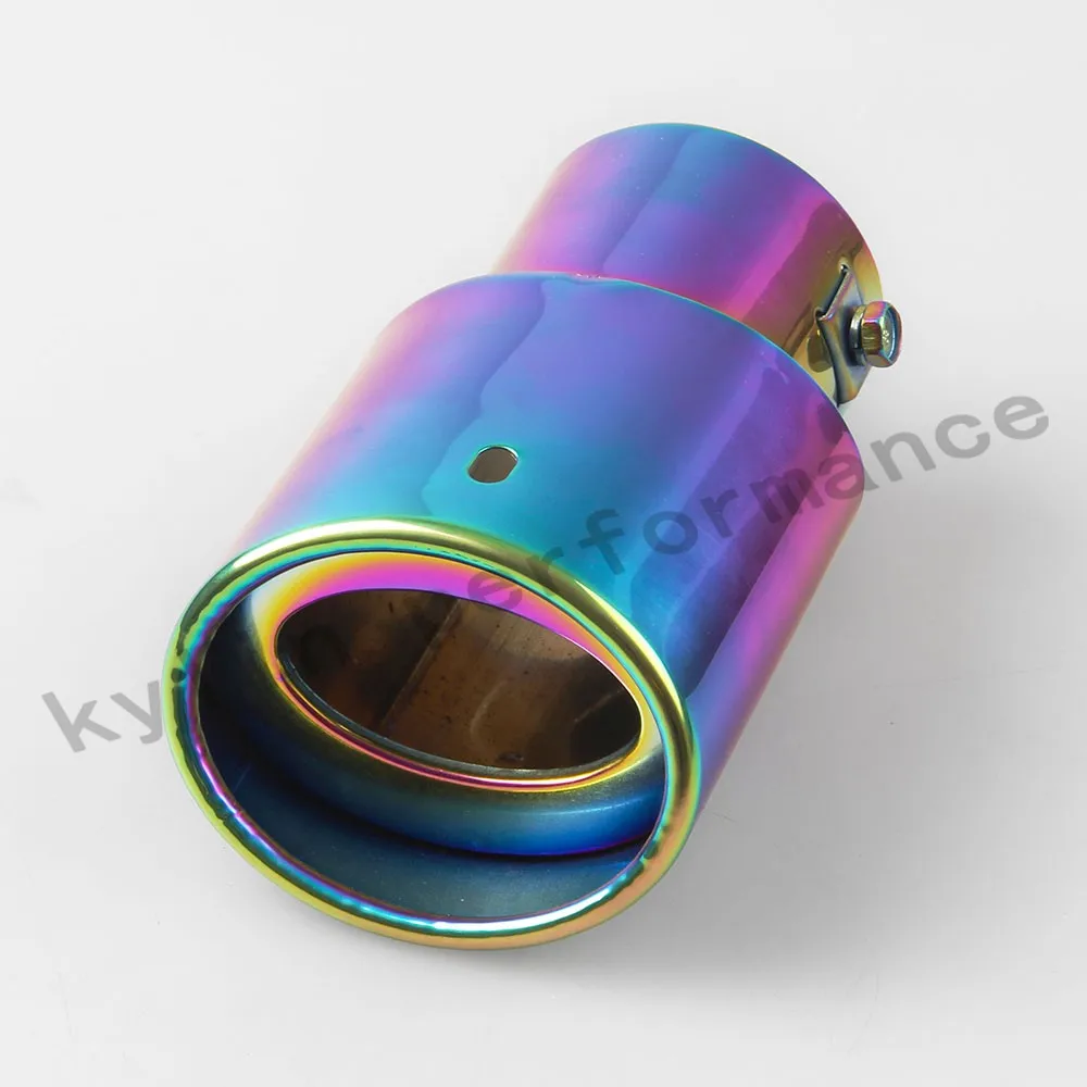 2 5 дюймов глушитель из нержавеющей стали для автомобиля наконечник трубы