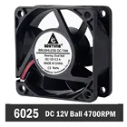 Охлаждающий вентилятор Gdstime, 12 В, 4700 А, 60 мм, 60 мм x 60 мм x 25 мм, 20 шт.