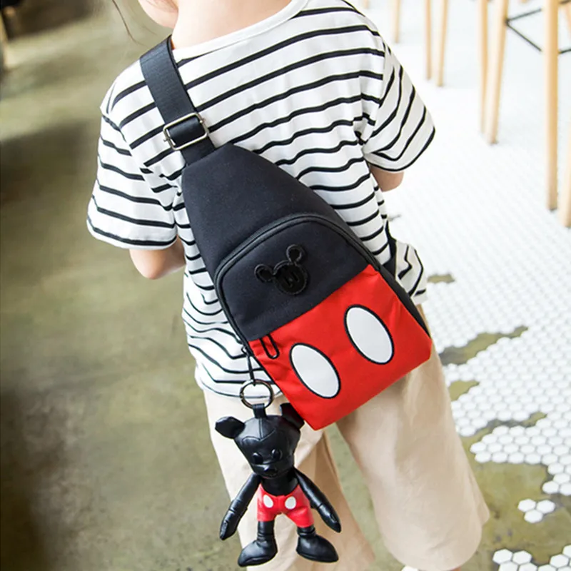 Детская мини сумка Disney Mickey Minnie мессенджер для мальчиков и девочек с мультяшной