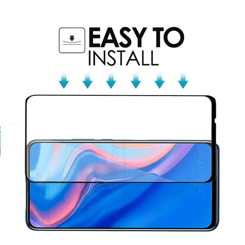 Полное покрытие защитное закаленное стекло на huawei Y9 prime 2019 протектор экрана y9 2018