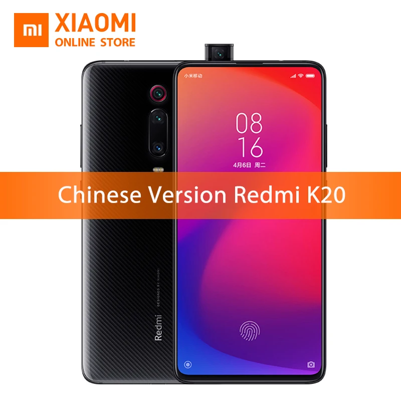 Xiaomi Redmi K20 смартфон с восьмиядерным процессором Snapdragon 730 8 ГБ 256 48 + 20 МП 6 39 &quotAMOLED 4000