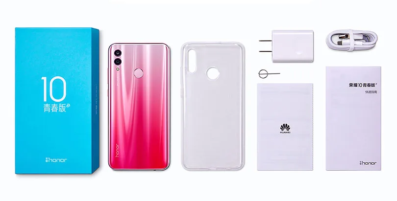 Honor 10 Lite, 4G, мобильный телефон, Android 9,0, 6,21 дюйма, FHD, 2340X1080, двойной шрифт, задняя камера 24 МП, AI камера, отпечаток пальца, 710, Восьмиядерный