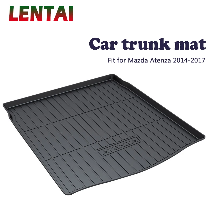 EALEN 1PC Car rear trunk Cargo mat For Mazda Atenza 2014 2015 2016 2017 Boot Liner Tray Waterproof Anti-slip mat Accessories