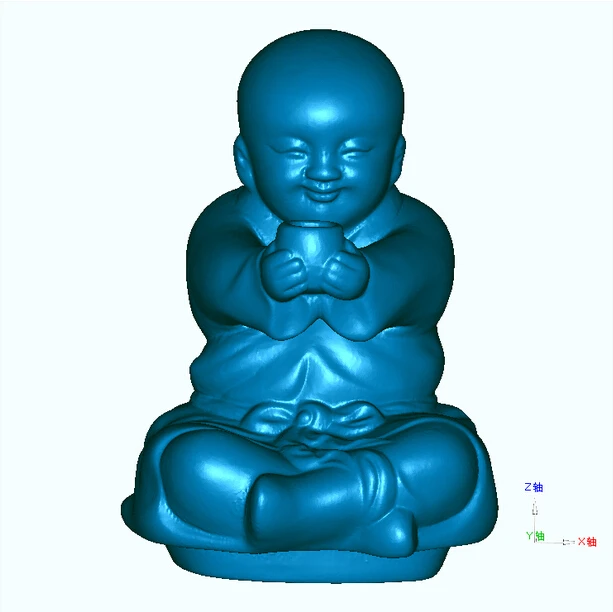 

3D model for cnc 3D printers in STL file format Monk with cup