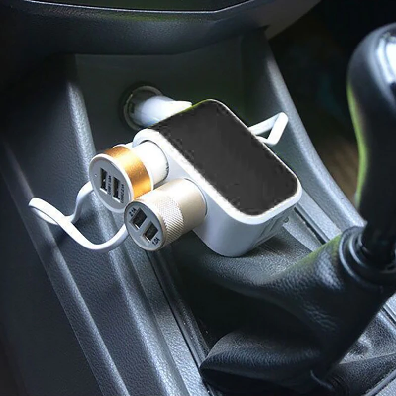 Адаптер для зарядного устройства с двумя USB портами автомобильное зарядное