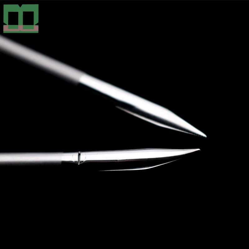 Офтальмологические рабочие ножницы из нержавеющей стали с прямой ручкой 10 см