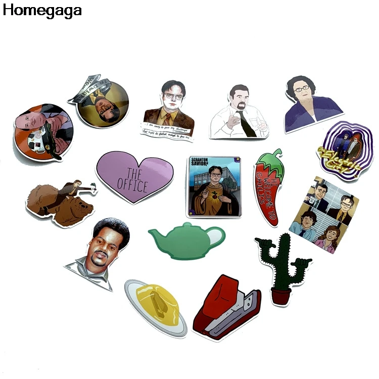 Homegaga 62 шт., офис, ТВ-шоу, Детские забавные 90s с принтом, ноутбук, телефон, багаж, ноутбук, велосипед, скрапбукинг, наклейки, D2061