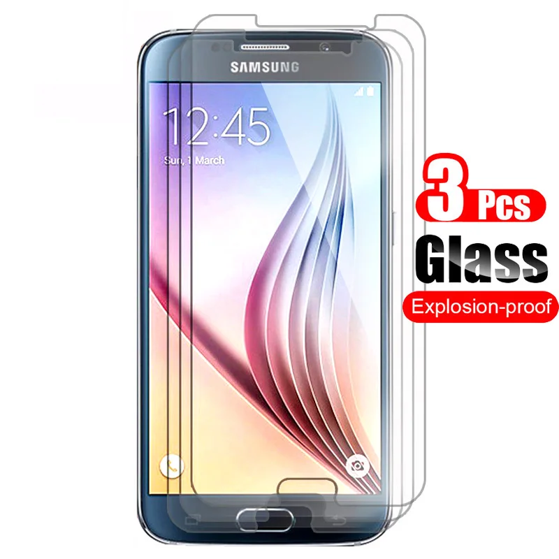 3 шт Для Samsung Galaxy S6 протектор экрана из закаленного стекла для G920F G9200 защитный