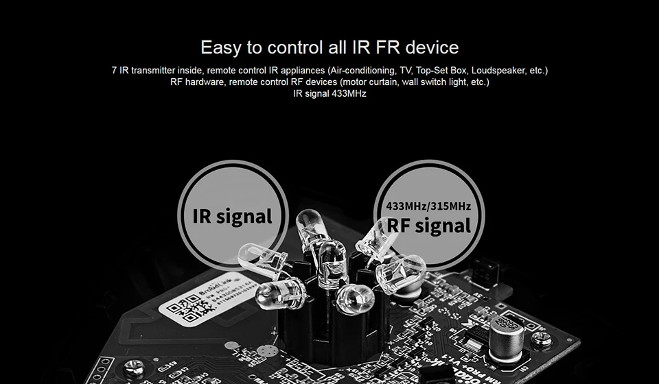 Универсальная умная розетка ЕС розетка RF 433,92 МГц обучающий код беспроводной пульт дистанционного управления совместимый Broadlink rm pro+ для ТВ