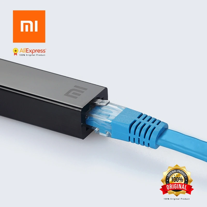 Оригинальный Xiaomi USB для RJ45 Внешняя Ethernet карта lan адаптер 10/100 Мбит/с xiaomi TV BOX 3 Pro 3s Mac
