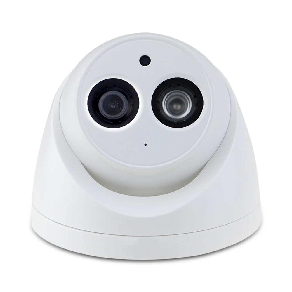 DH IPC HDW4433C A с логотипом 4MP HD POE сетевые Инфракрасный мини купол ip камера Встроенный