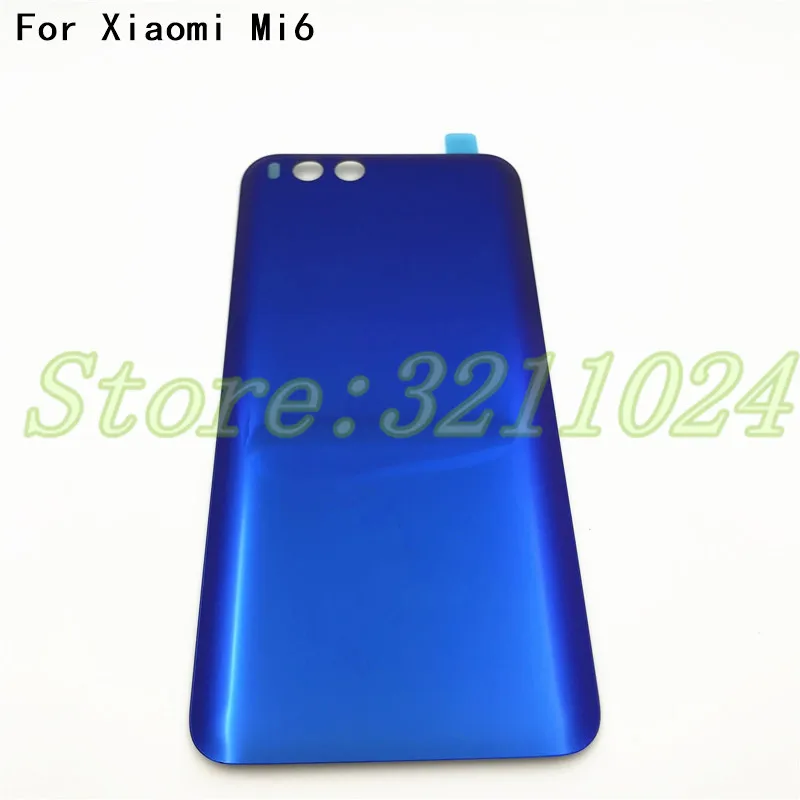 Сменный аккумулятор 5 15 дюйма задняя крышка для Xiaomi Mi 6 жесткий стеклянный