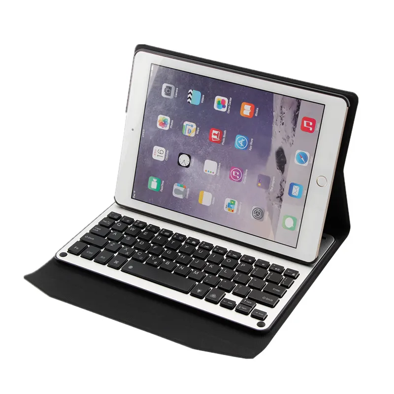 Для iPad 9 7 дюймов Новинка 2017 2018 A1822 A1823 ультра тонкий Bluetooth алюминиевый чехол для