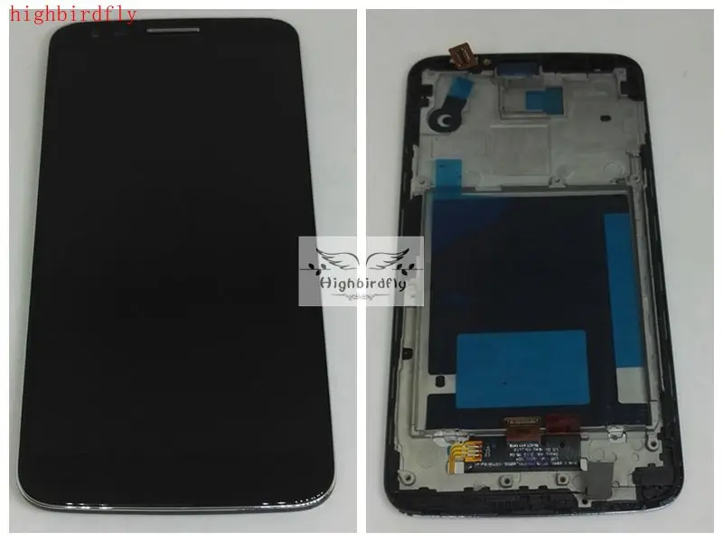 Для Lg G2 D802 D805 F320 D801 D800 ЖК дисплей с сенсорным стеклом дигитайзер + рамка в сборе