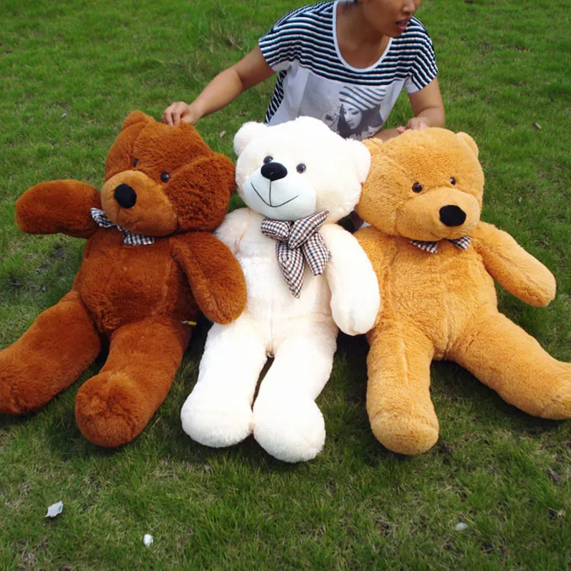 

Лидер продаж, плюшевый мишка 80-200 см, мягкие игрушки в виде животного, мишка, плюшевое пальто, подарок на день рождения для детей, подарок на Д...