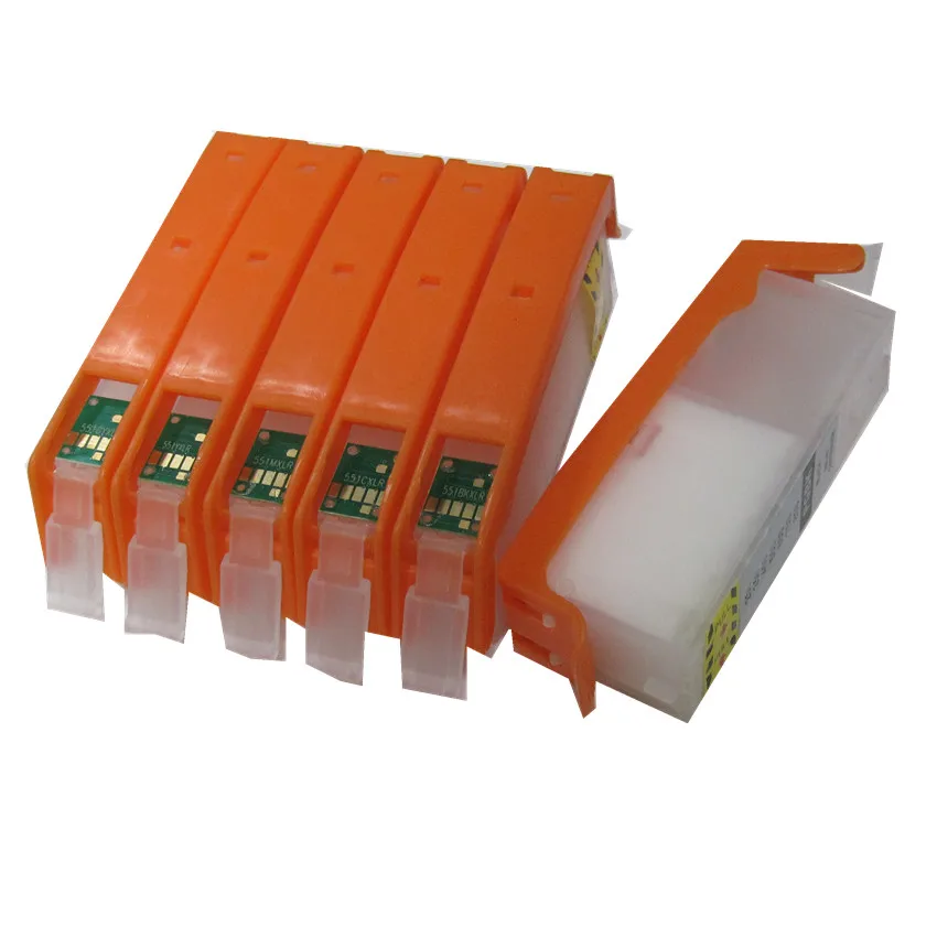 6 цветов PGI 270 CLI pgi270bk cli 271 многоразовый картридж пустой с чипом для принтера canon PIXMA