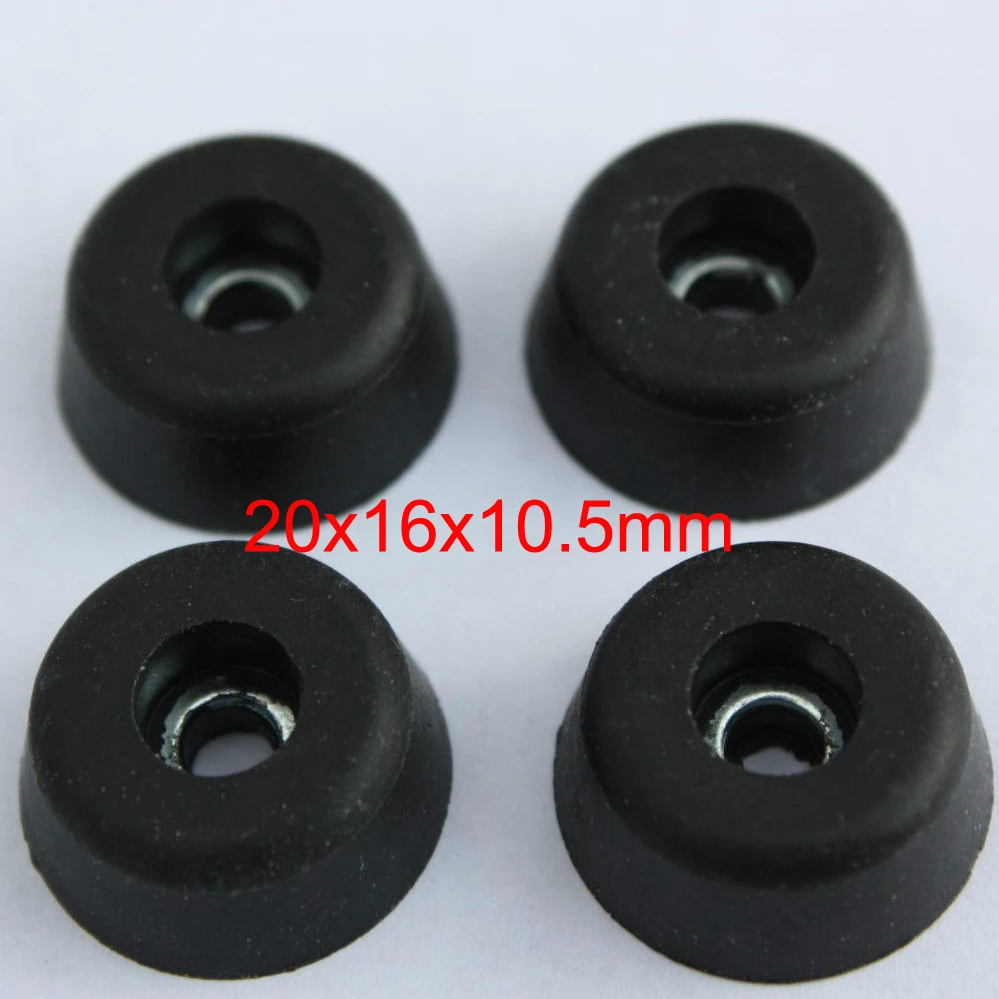 

Furniture Mat Table Chair Leg Cover Caps Feet Rubber Pads Floor Protector 20x16x10.5mm