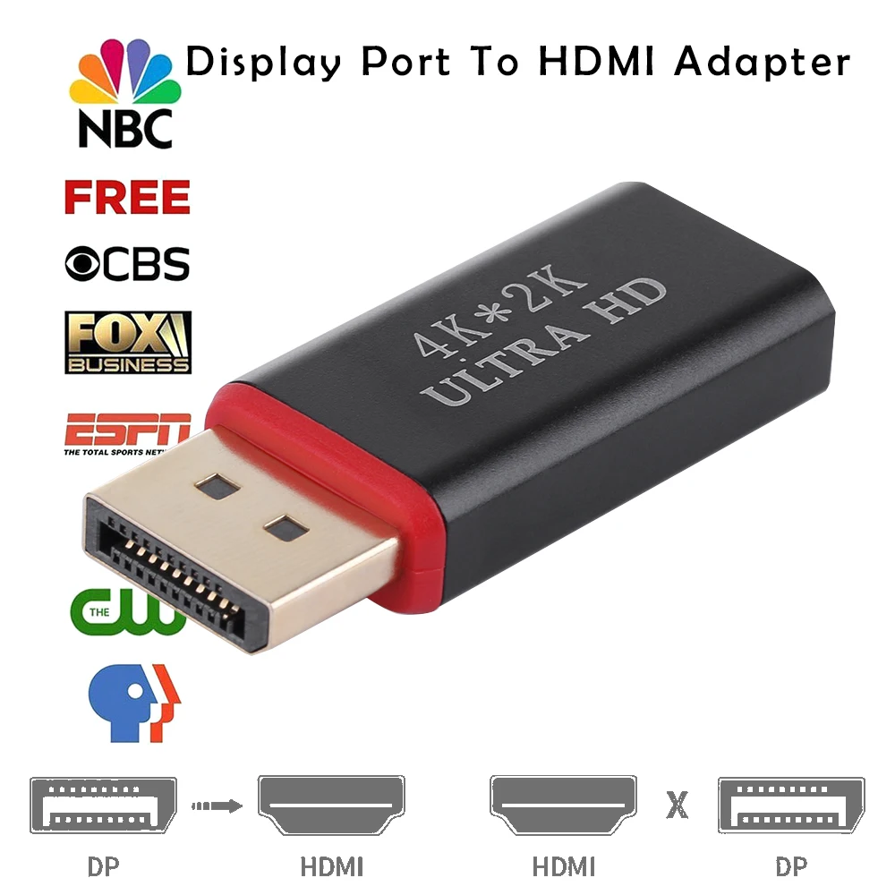 DP Display Port To HDMI Adapter Converter 4K 2K HD Male to Female Video Audio коннектор для HDTV PC Monitor| |