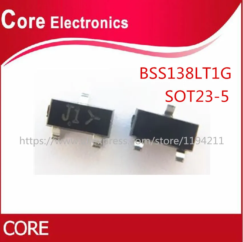 1000 шт. BSS138LT1G SOT23 BSS138 сот МОП транзистор SMD J1 оригинальный IC|Интегральные схемы| |