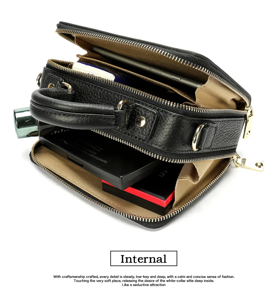 WESTAL Women's Small Shoulder Bag Luxury Handbags Women Bag Designers Messenger Bags Leather Crossbody Bags for ladies 2002