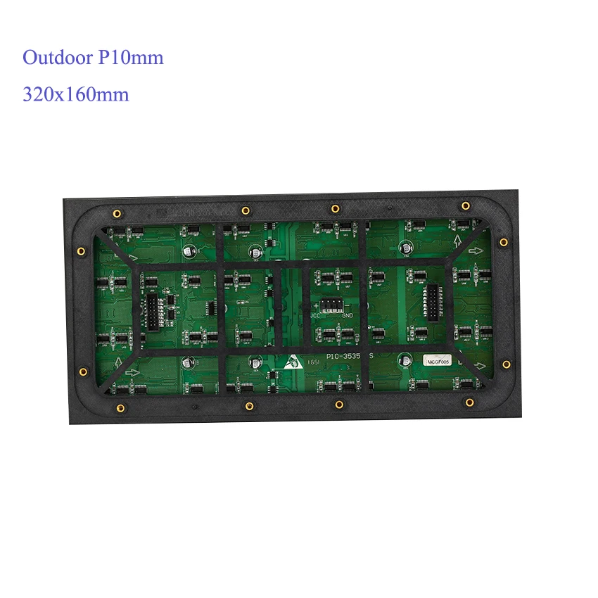 1 шт. открытый P10mm 320x160 мм модуль датчик температуры|Светодиодные дисплеи| |