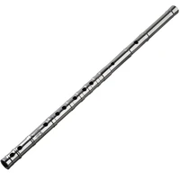 professional titanium tube cdefg key 8 holes flute chinese dizi metal two section flute classic woodwind musical instruments