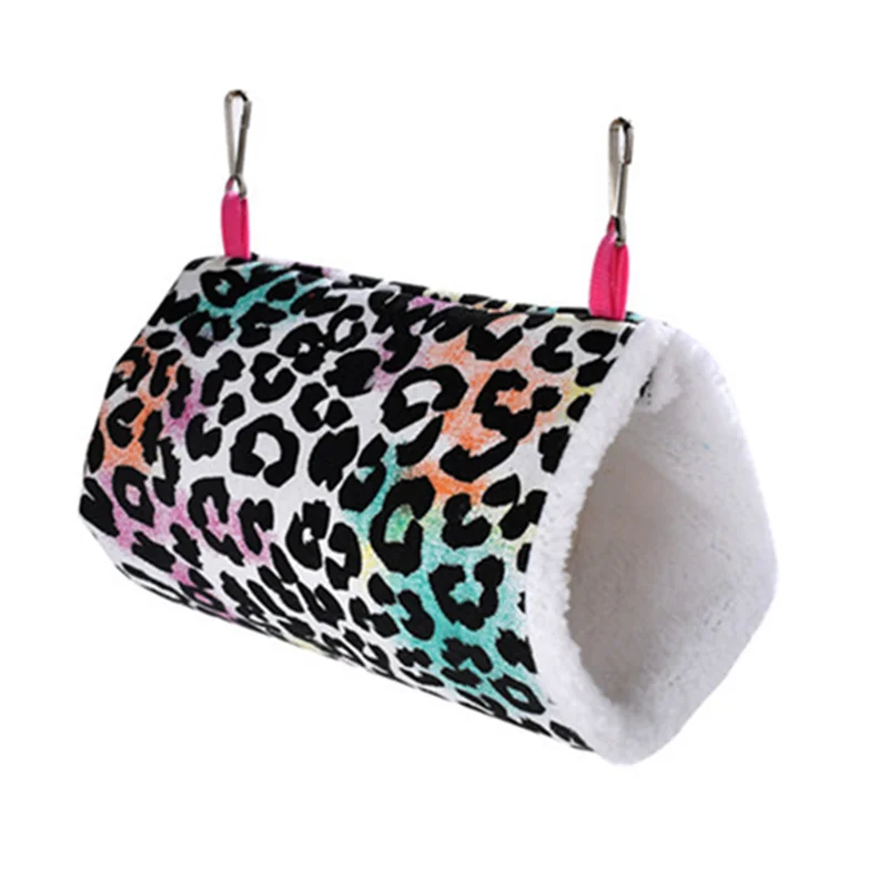 4 Color Pet Hammock Bird Parrot Hamster Hanging Soft Bed Cages Nest for Squirrel Rat Small Animal Cage House Toys M/L | Дом и сад