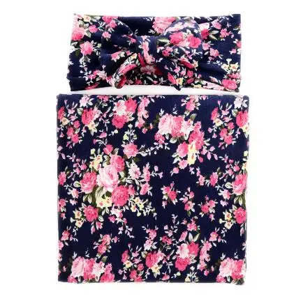 1 Set Bow Knot Headband &amp Swaddle Blanket Burp Cloth Sets Girls bowknot Hair Bands Photograph Props | Аксессуары для одежды