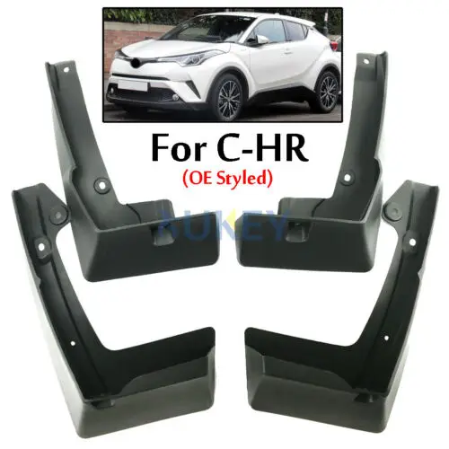 

Set Mud Flaps For Toyota C-HR 2018 CHR Front Rear Splash Guards Mudguards Fender