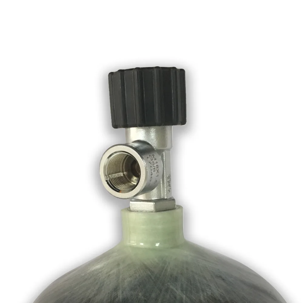 AC910 Pcp Paintball Din Valve Tank ON/OFF Valves 30Mpa/4500psi M18*1.5 High Pressure Cylinders/CF Tank Carbon Fiber Cylinders