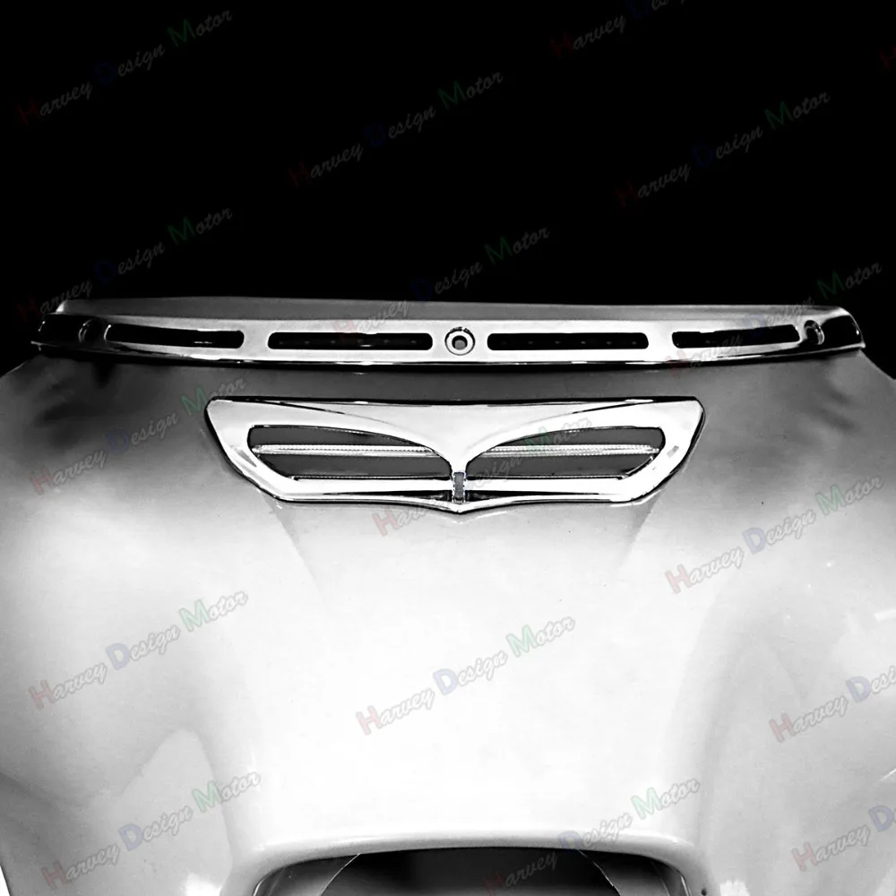 LED обтекатель Совок Впускной отделкой акцент для Harley Touring Street скользящий Electra Glide 14