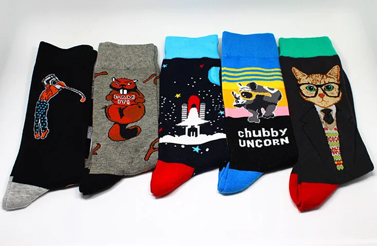 PEONFLY, мужские хлопковые носки в стиле хип-хоп, Harajuku Happy Funny Poop, таблетки, чужеродный гребень, нарядные носки для мужчин, Свадебный Рождественский подарок