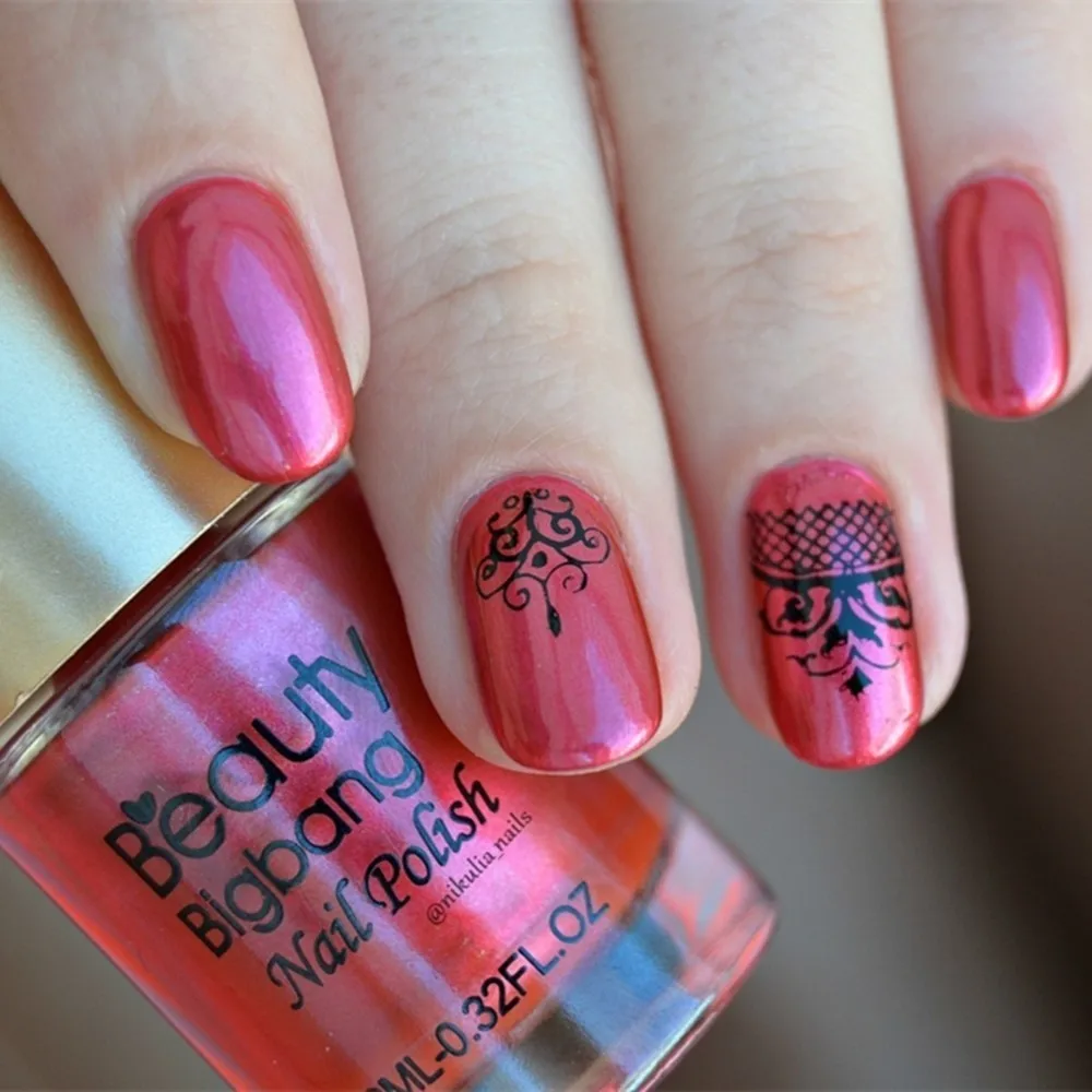 BEAUTYBIGBANG 6*12 см прямоугольная штамповка для ногтей изображение пластины Ловец снов перо Iamge искусство штамп шаблон трафаретные гвозди инструмент XL-066