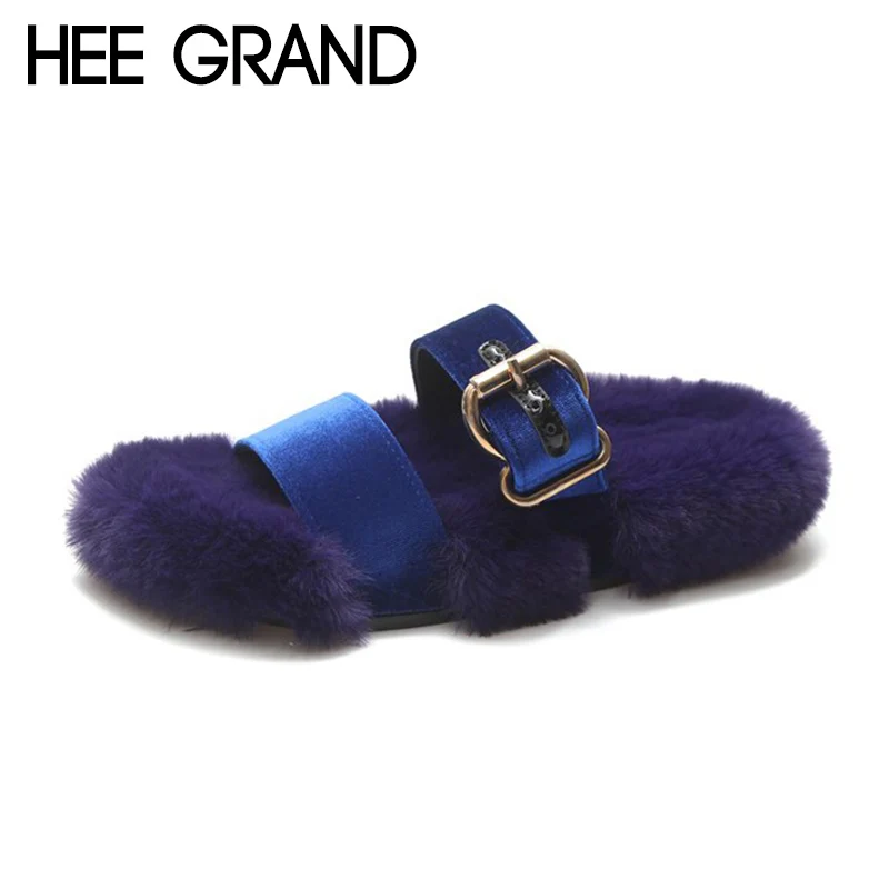 HEE GRAND/2018 г. женские зимние модные домашние тапочки повседневная обувь без
