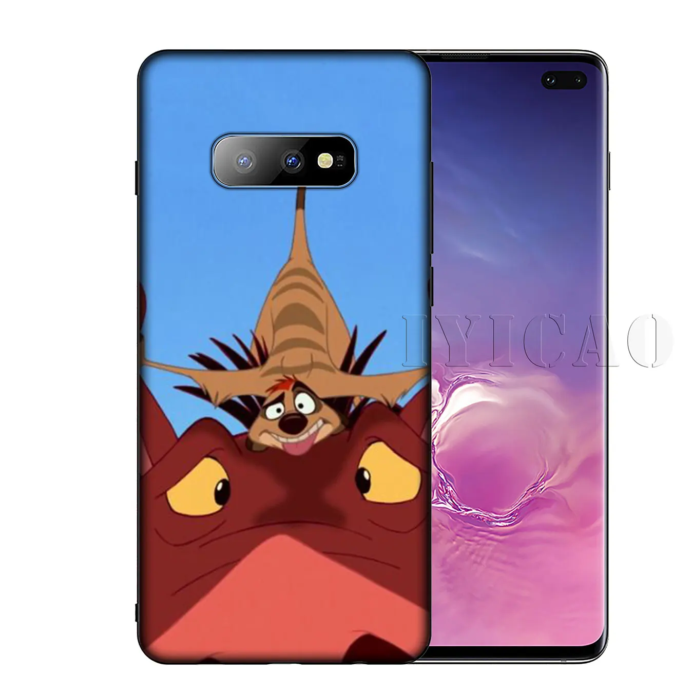 IYICAO Король Лев Мягкий силиконовый чехол для телефона Samsung Galaxy S10 S9 S8 Plus S6 S7 Edge S10e E TPU