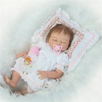 20 bebe alive reborn bonecas handmade lifelike reborn baby doll girls full body silicone vinly with pacifier child gift