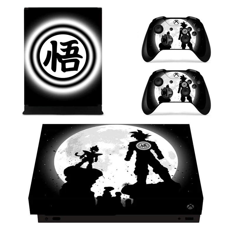 YSX1X2116 Виниловые наклейки для кожи, наклейки для xbox one x Dragon Ball, наклейки s Pegatinas Adesivo для xbox one x консоли и двух контроллеров - Цвет: YSX1X2116