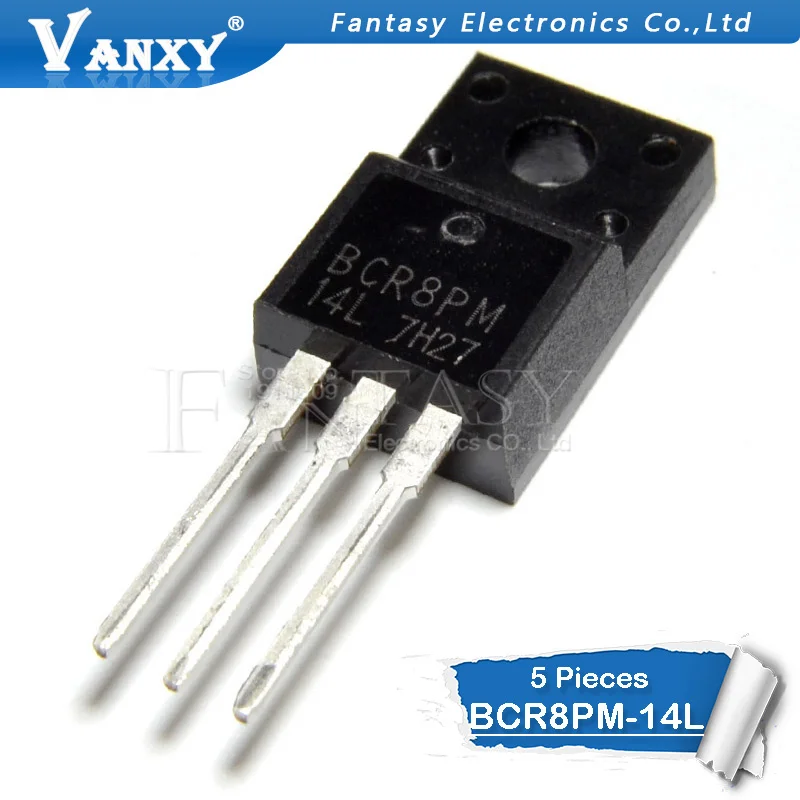 5 шт. BCR8PM-14L TO-220F BCR8PM-220 BCR8PM-14